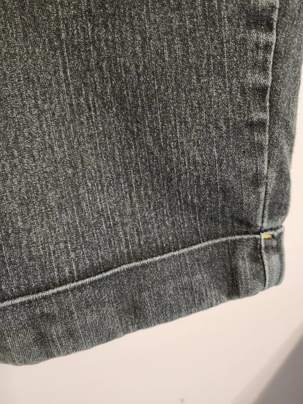 2/$30 Woman Within Modern Fit Dark Wash Blue Jean Shorts Size 14W - Picture 5 of 9